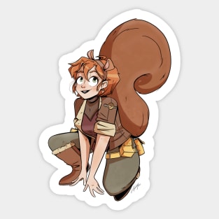 Squirrel Girl (no background) Sticker